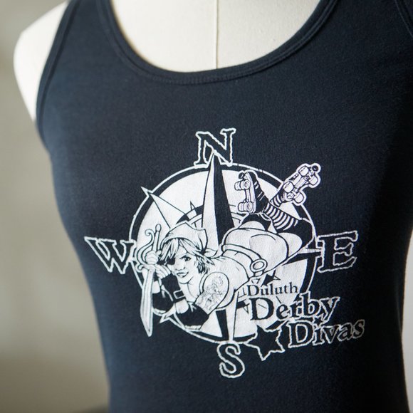 Two Roller Derby Tank Tops | Minnesota Roller Girls + Duluth Derby Divas - Picture 4 of 6